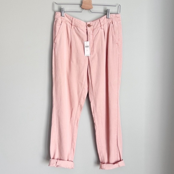by Anthropologie Pink Trousers Pants NEW size 26 - Picture 1 of 6